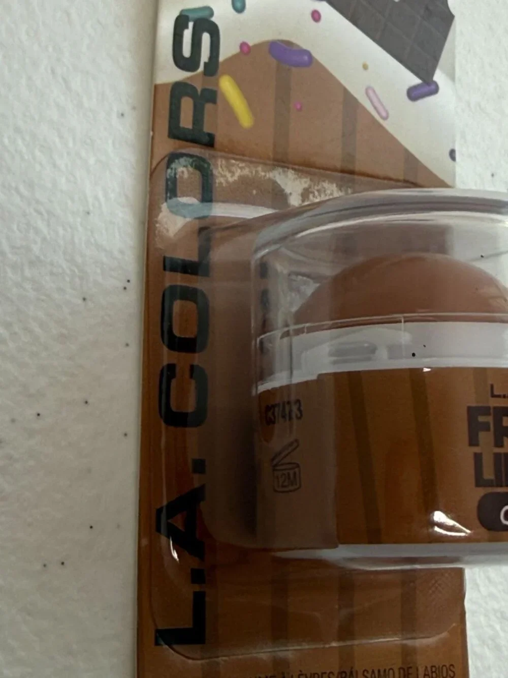 L.A. Colors Fro-Yo Lips Chocolate Scented Lip Balm New
